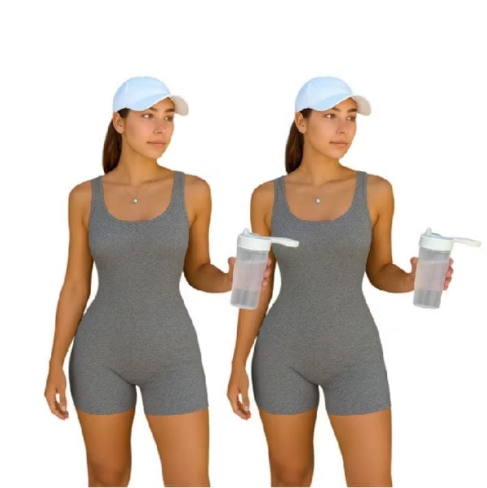 Kit 2 Macaquinho Feminino Suplex