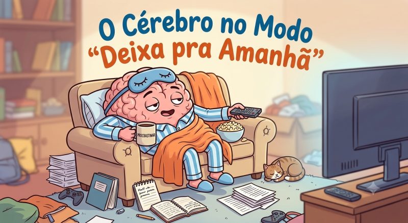 O Cérebro no Modo "Deixa pra Amanhã"