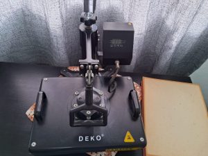 Prensa Térmica DEKO 38x38 cm Semi Nova Funcionando Perfeitamente — foto 5