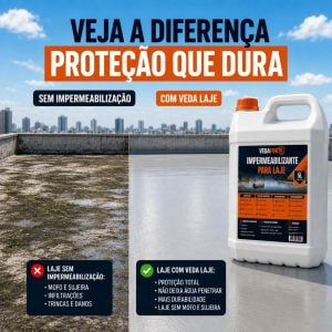 Impermeabilizante para Laje Veda Laje 5 Litros Veda Forte — foto 6
