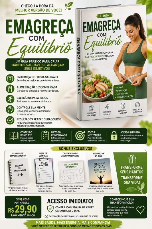 Emagreça com equilíbrio