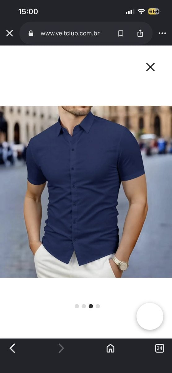 Camisa social casual verão - não amassa — foto 2