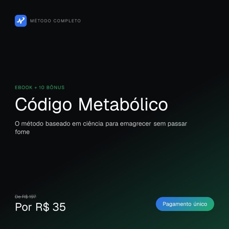 Ebook Código Metabólico