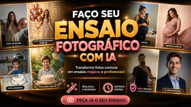 Crio Ensaio Fotógrafico Profissional Ou Artística Com Ia (estilos Variados)