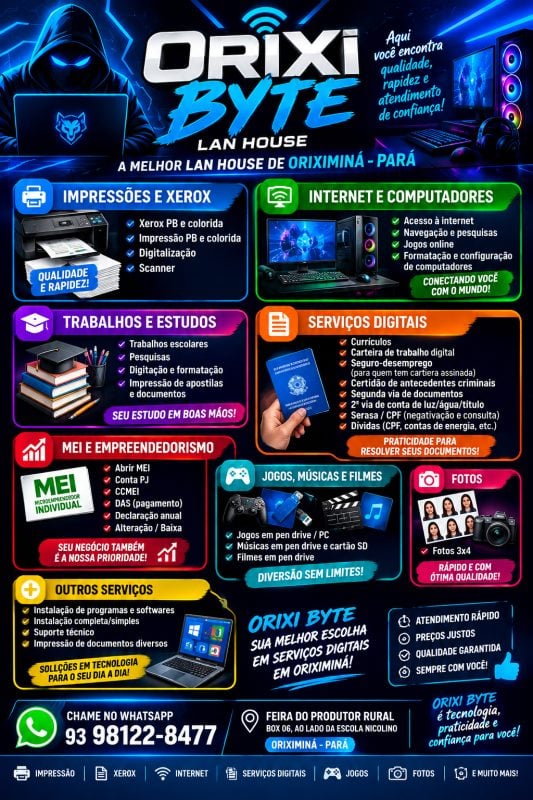 Orixi Byte Lan House A Melhor De Oriximina