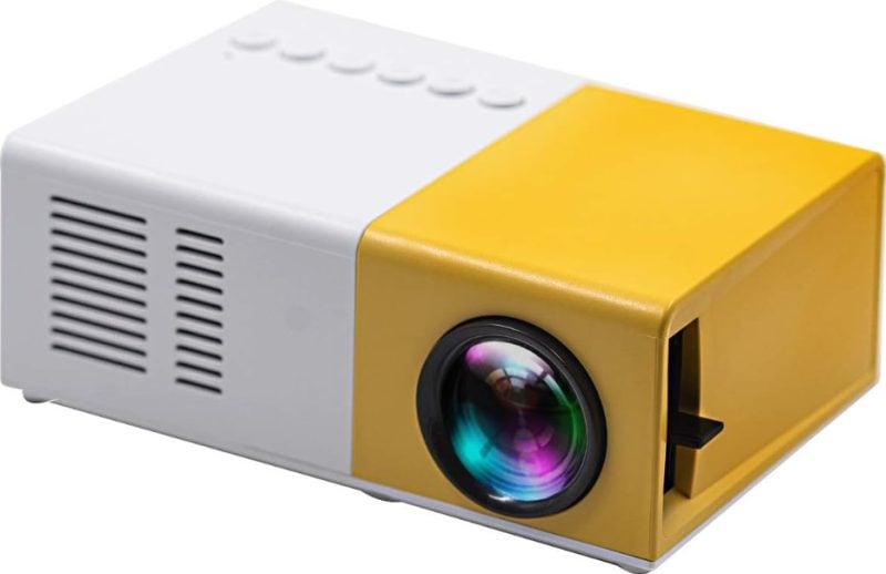 Mini Projetor Portátil Led 1080p com saida HDMI - 600 Lumens