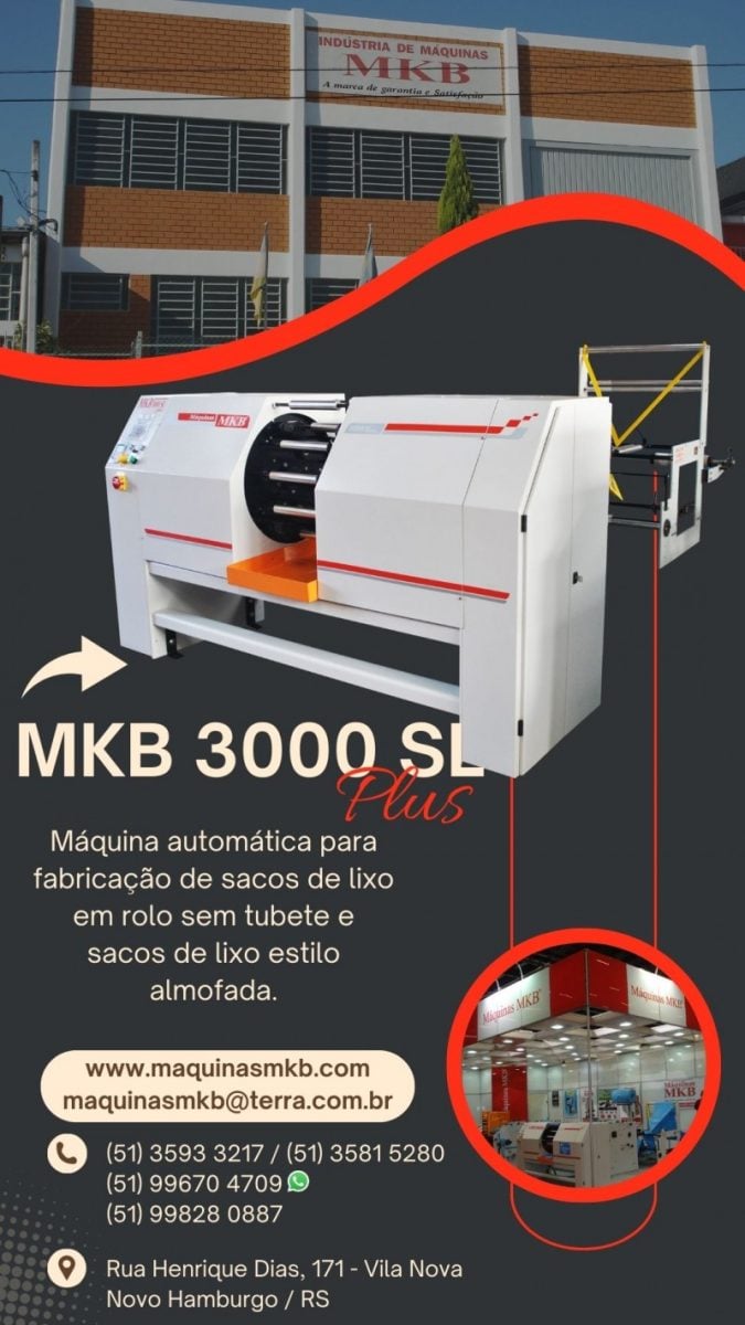 Máquina para Produzir Sacos de Lixo MKB 3000 SL — foto 2