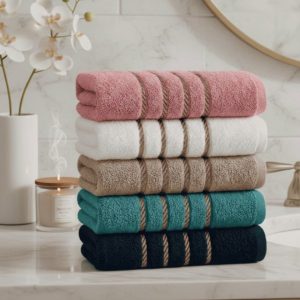 Kit 4 Toalha de Banho Grande Felpuda Macia Premium 100% Algodão 70x130cm — foto 5