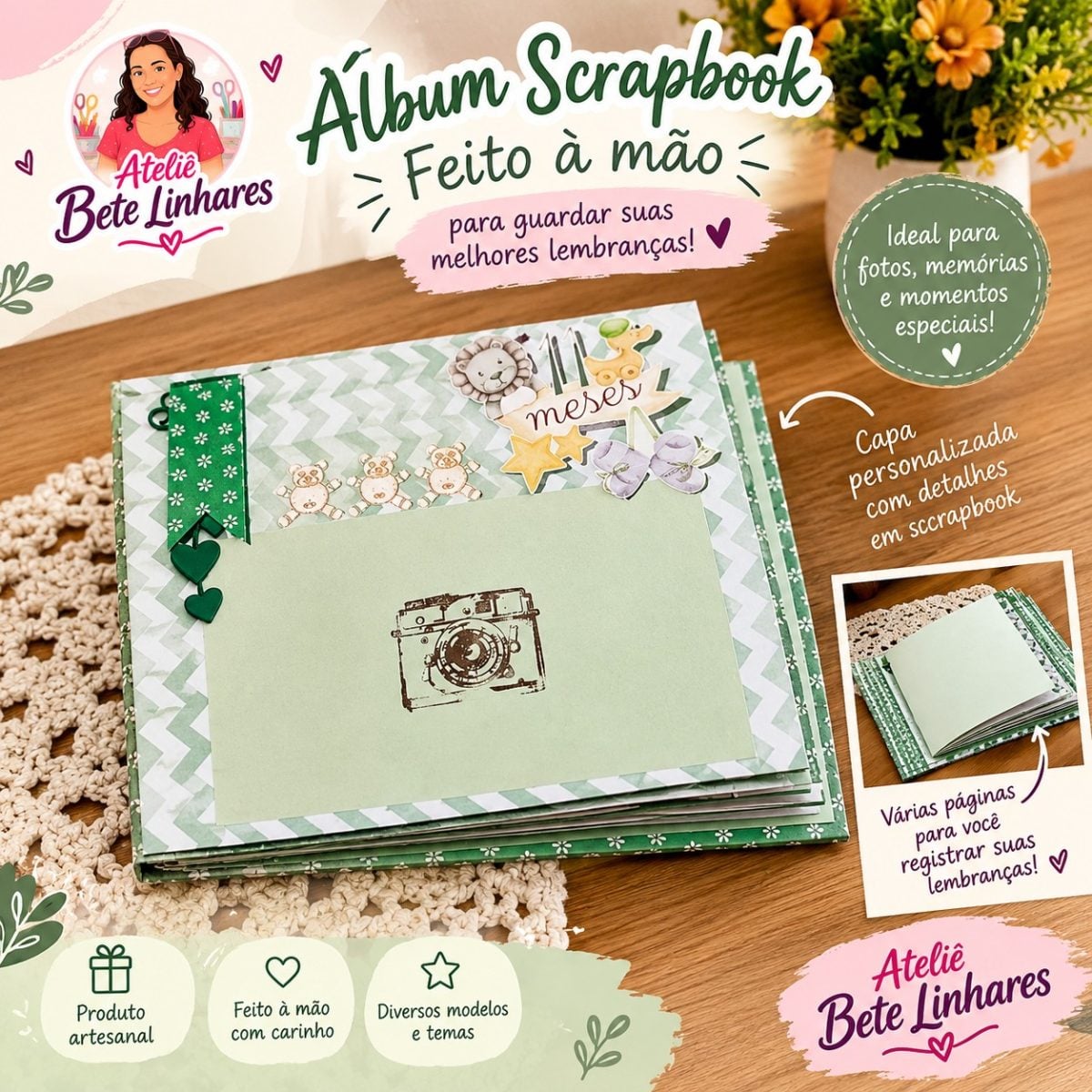 Álbum Scrapbook Memórias — foto 2