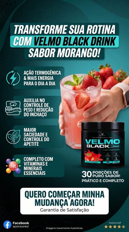 Velmo black drink