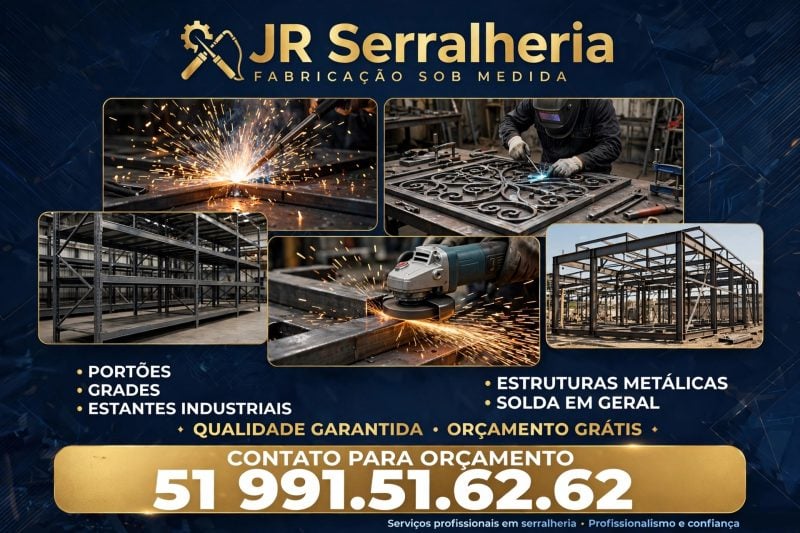 Jr serralheria e móveis industriais