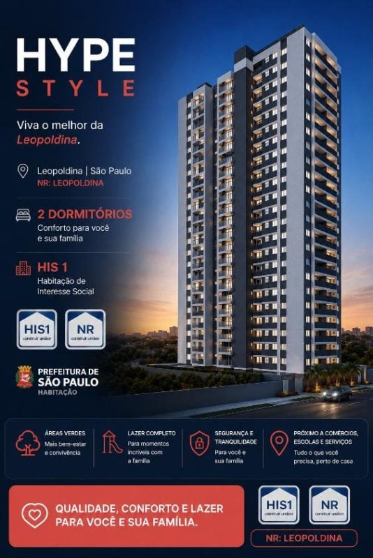 Estúdio na Leopoldina