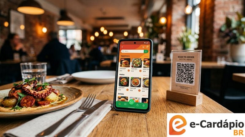 Criação de Cardápio Digital QR Code para WhatsApp (Montamos tudo para você)