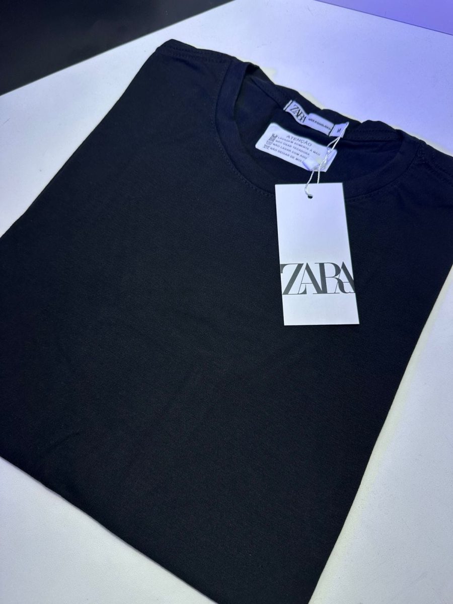 Camiseta Masculina Premium Zara - Malha Egípcia (Fio Vórtex) — foto 2
