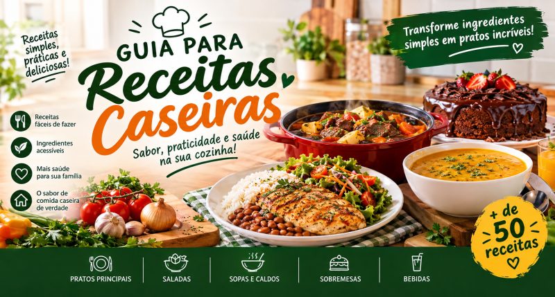 Guia para receitas caseiras