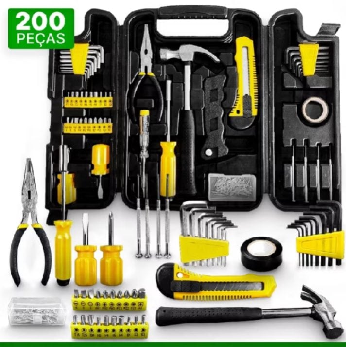 Kit ferramentas 200 pças