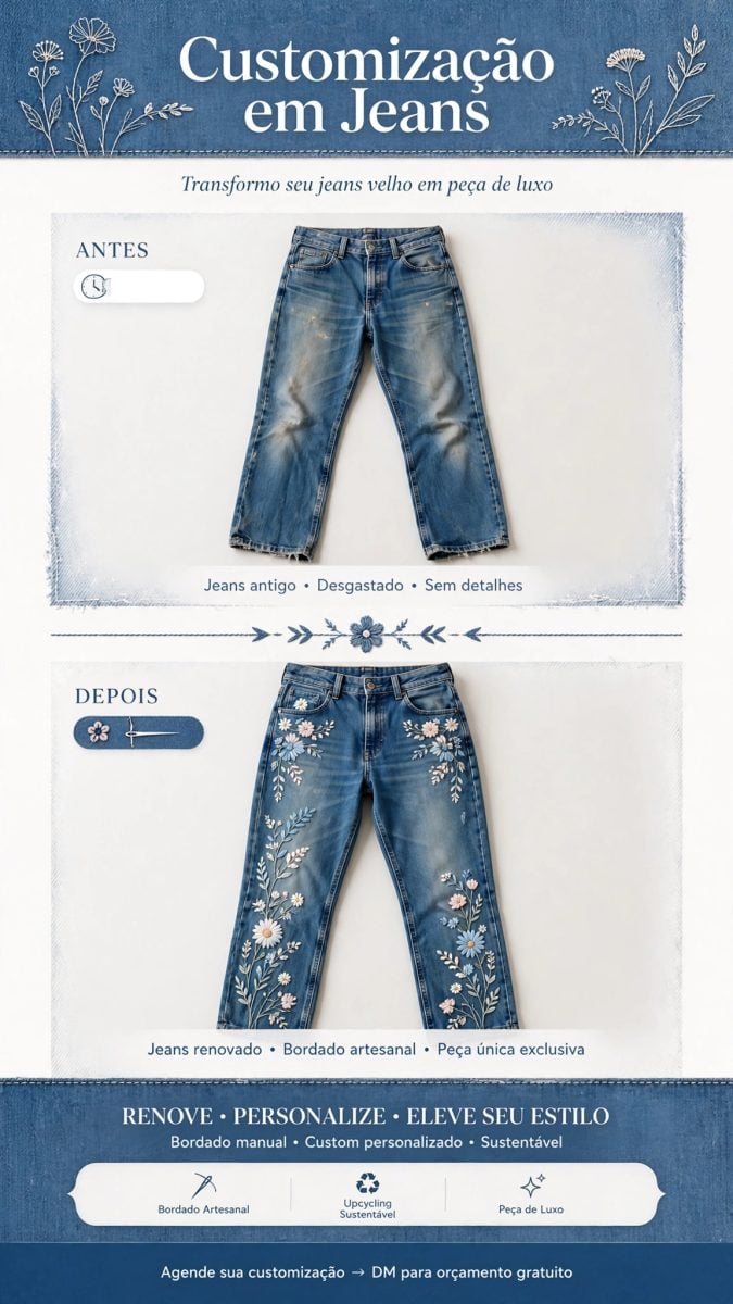 Customização em Jeans Prestação de Serviços — foto 2