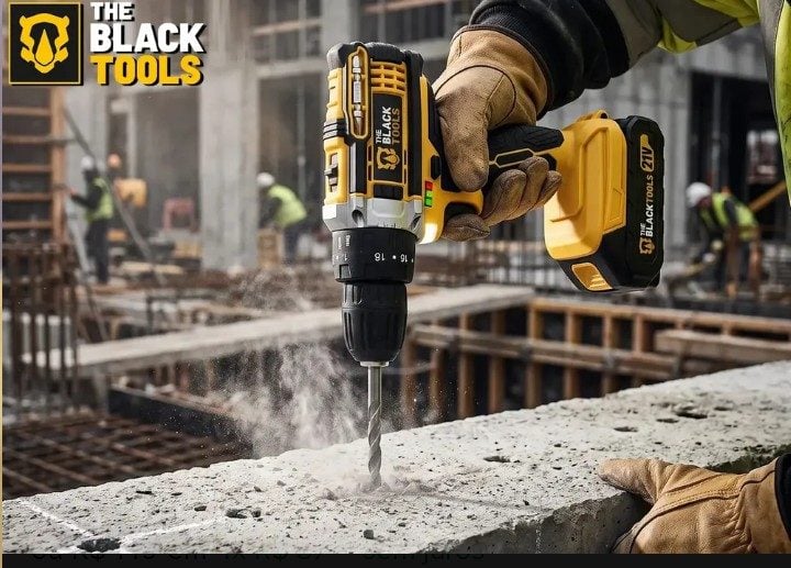 Parafusadeira Furadeira De Impacto The Black Tools Profissional TB-21PX 2 Baterias Com Mal — foto 2