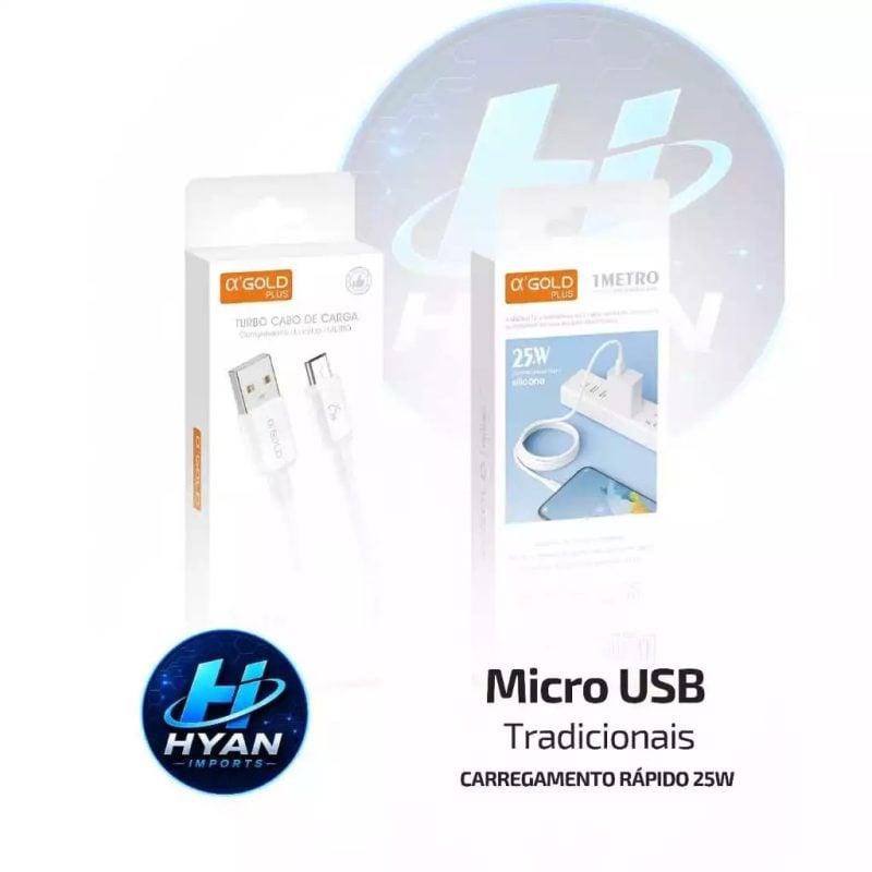 Cabo usb micro