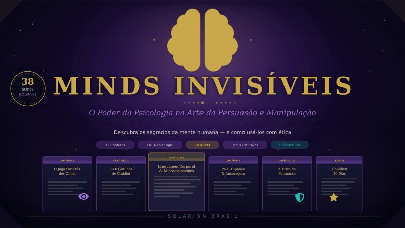 Curso de Psicologia da Influência e Comunicação Estratégica MINDS INVISÍVEIS