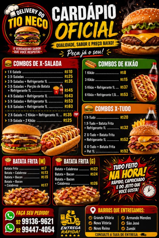 Delivery do Tio Neco