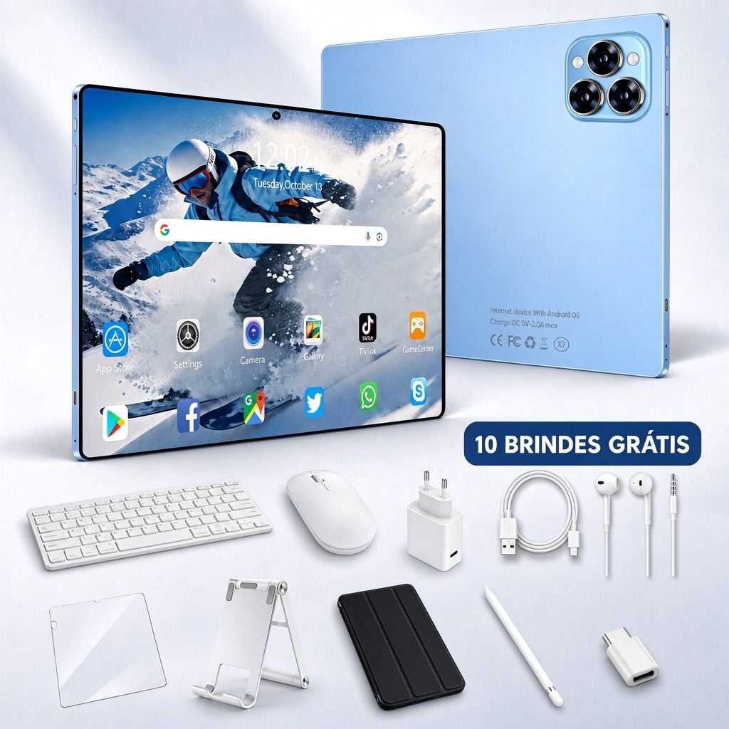 Tablet Pro12 5G Gamer Android 11.6 Polegadas Tela Grande 12GB RAM 512GB Para Jogos Filmes — foto 2