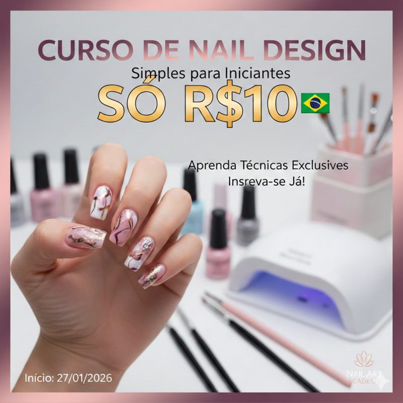 Curso on-line de nail design