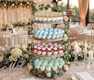 Kit 50 lembrancinhas para Casamento coração com aliança — foto 3