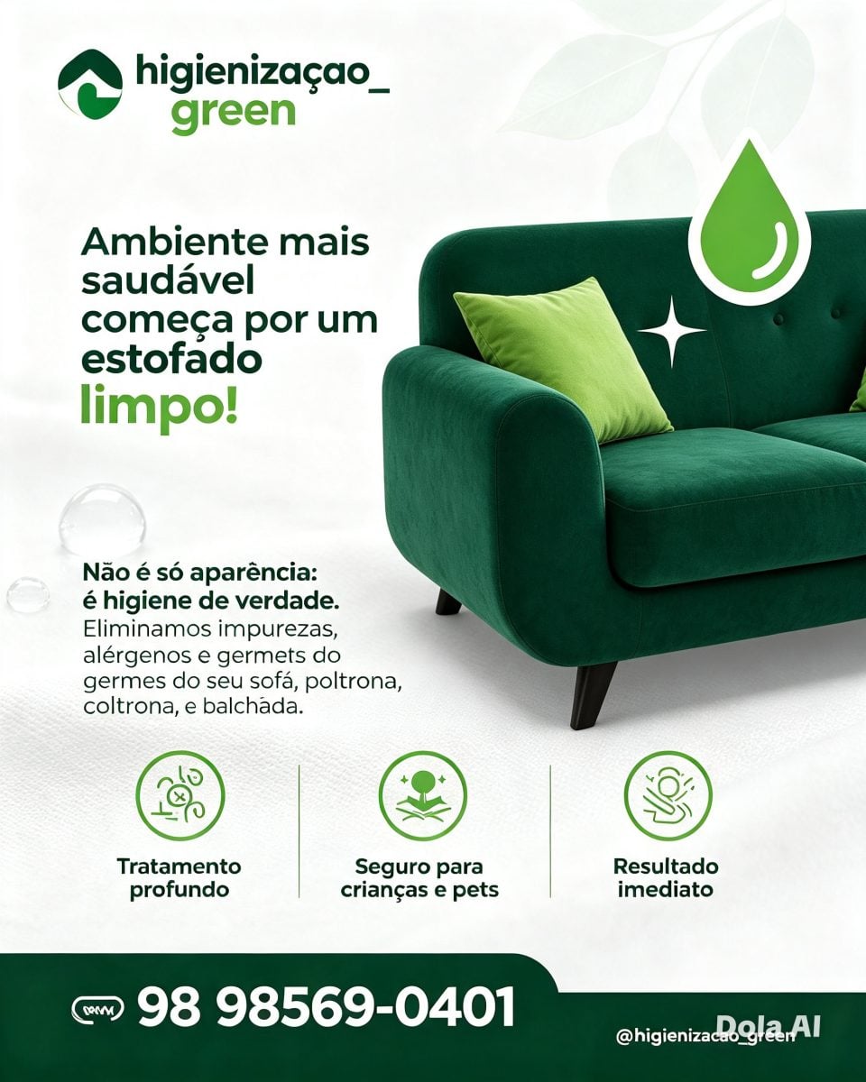 Higienização de sofá — foto 2