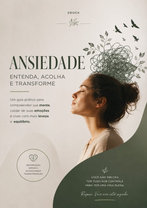Ebook sobre como controlar a ansiedade