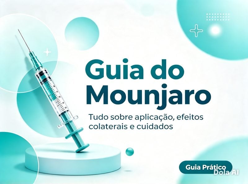 Ebook Guia do Mounjaro Aplicação, Efeitos Colaterais e Cuidados