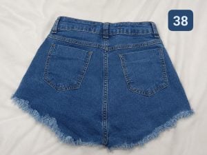 Kit 6 shorts jeans cintura alta tamanho 38 serve 36 também — foto 10