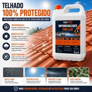 Impermeabilizante para Laje Veda Laje 5 Litros Veda Forte — foto 9