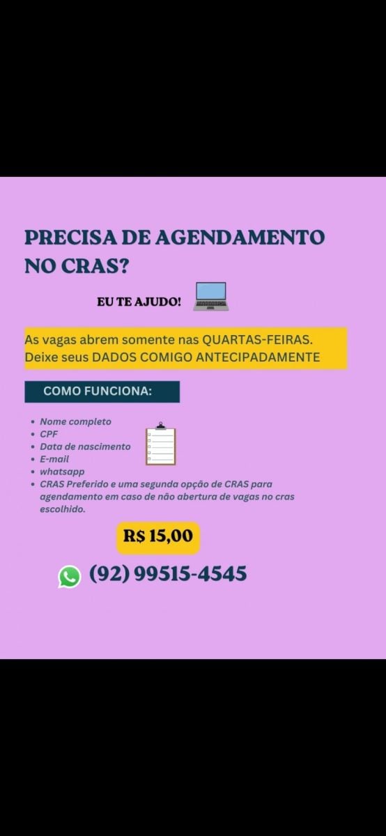 Faço currículo profissional/ agendamento no cras/ digitações e outros serviços. — foto 2