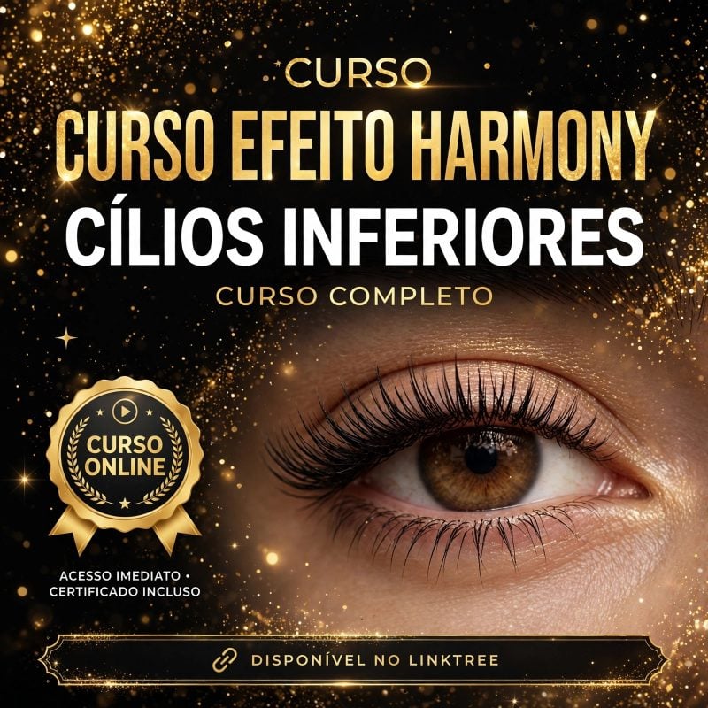 Curso de Extensão de Cílios Inferiores - Certificado