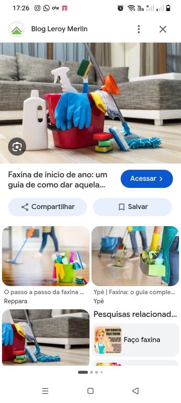 Limpeza e faxina