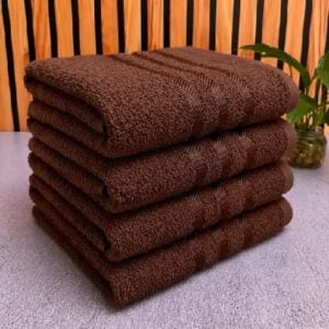 Kit 4 Toalhas - Banho Felpudas Ultra Macias 100% Algodão Puro 1,30x65cm — foto 5