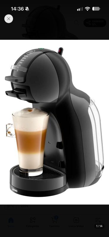 Cafeteira Nestlé Dolce Gusto