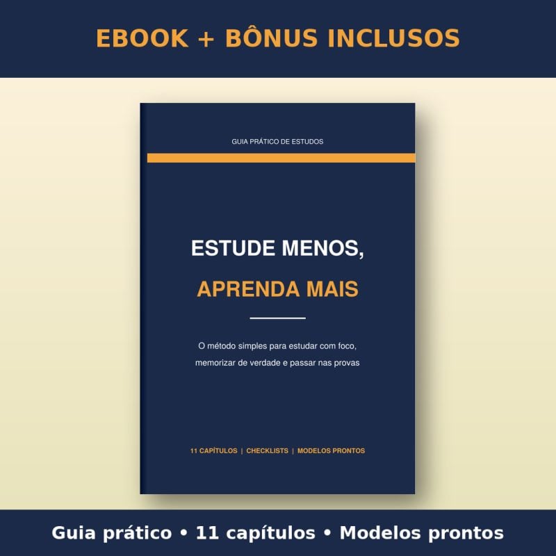 Estude Menos, Aprenda Mais