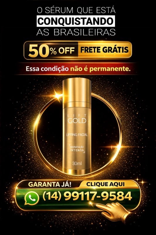 Lift Gold O sérum que milhares de mulheres já escolheram para combater as rugas