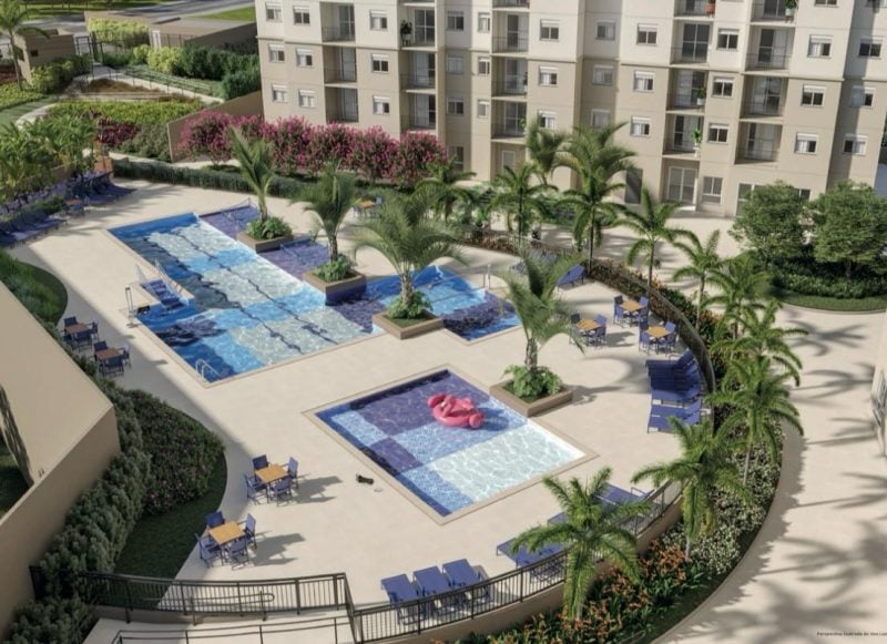 Apartamento em construção 1 e 2 Dormitórios com suíte Lazer de Club SBC