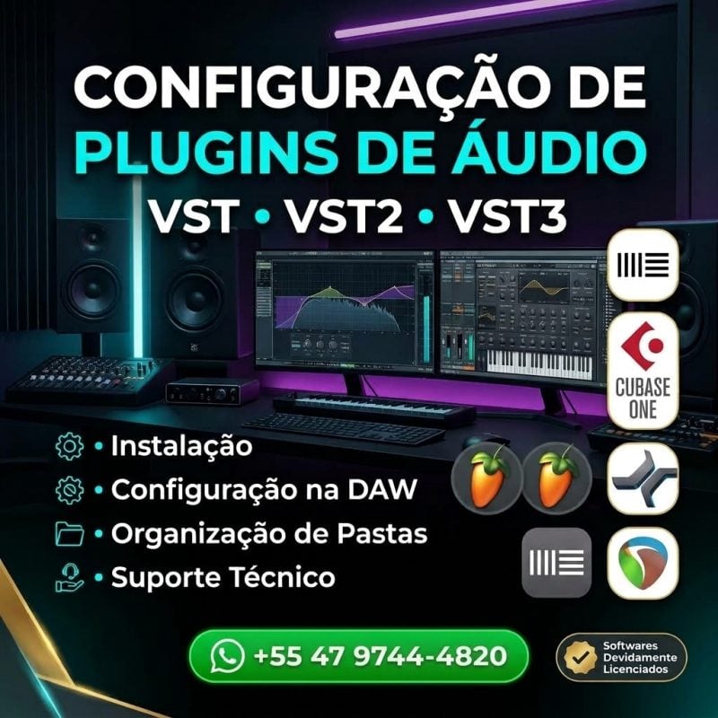 I Configuração & Suporte De Plugins De áudio (vst / Vst2 / Vst3)