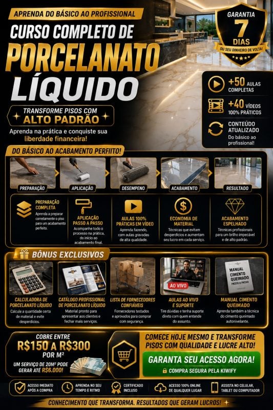 Curso Porcelanato Liquido