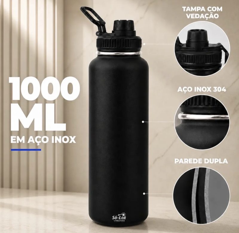 Garrafa Térmica 1000ml