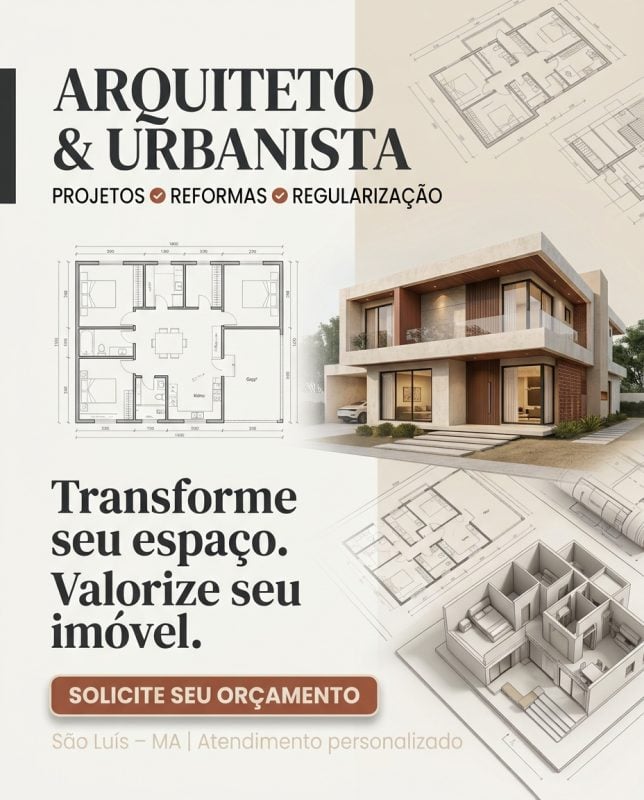 Arquiteto E Urbanista Projetos, Reformas E Regularização