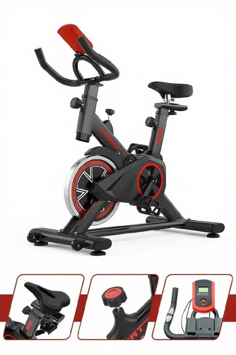 Bicicleta Ergométrica Spinning Nova - Roda de Inércia 6Kg, Resistência Ajustável — foto 2