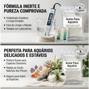 Areia branca para aquário — foto 3