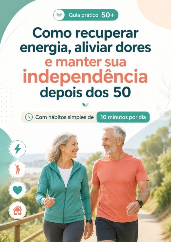Ebook com Método para ter 50 anos ou mais com Energia