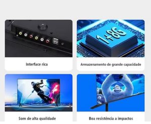 Smart TV 32 polegadas LED HD Wi-Fi TV 60Hz 32wdsnbx 100/240v Android 14 — foto 4