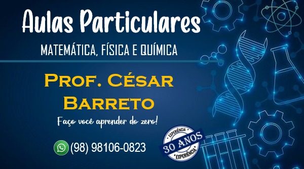 Aulas particulares de matemática, física e química